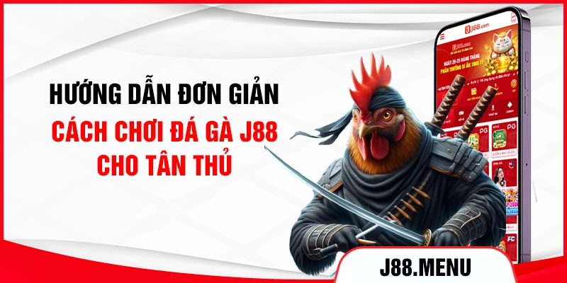 Hướng dẫn đơn giản cách chơi đá gà J88 cho tân thủ