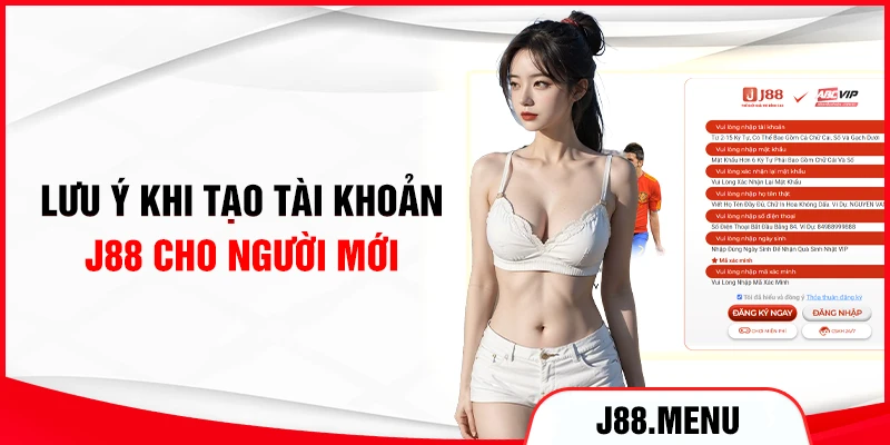 Lưu ý khi tạo tài khoản J88 cho người mới
