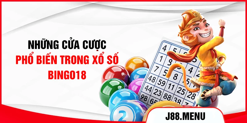 Những cửa cược phổ biến trong xổ số bingo18